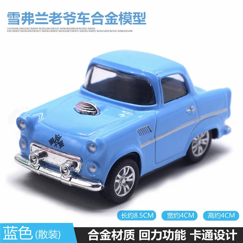 Cute Diecast Alloy Metal Car Bus Motor Tricycle Motorcycle Taxi Model Toy Children Birthday Gift