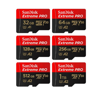 Sandisk Original Memory Card 512GB 256GB 128GB 64GB 32GB TF Micro SD Class A1-10 UHS-1 Flash Memory Microsd
