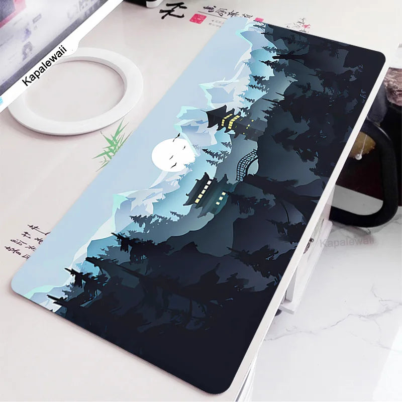 Gmk Starry Sky Mouse Pad XXL Company Mouse Mat Gamer Mechanical Keyboard Desk Mat Large Deskpad 900x400 Personalized Mousepad