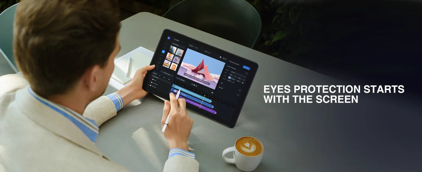 DOOGEE T40 Pro Tablet 12 ''IPS 2.4K 20GB(8 + 12) 512GB Android 14 Helio G99 6nm 10800mAh 18W Charge Quad Speaker 7.6mm ultra-thin