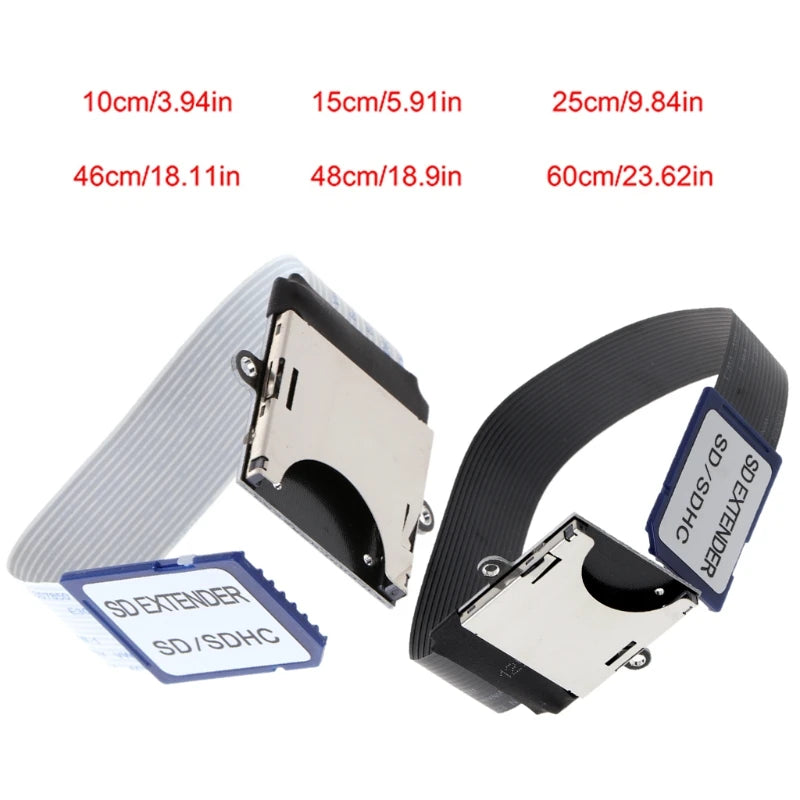 SD Male to SD Female Adapter Extension Cable for 3D Printer Raspberry Pi GPS TV