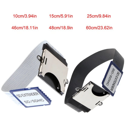SD Male to SD Female Adapter Extension Cable for 3D Printer Raspberry Pi GPS TV