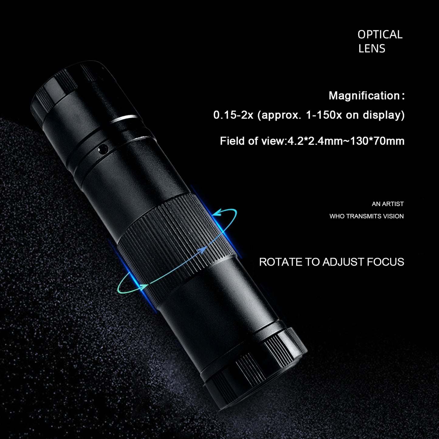 4K 48MP Electronics Digital Microscope Full HD 1080P HDMI USB Video Camera 150X Zoom Lens For Welding PCB Soldering Repair Phone