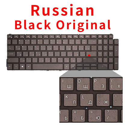SP Spanish US Russian Backlit For Dell Inspiron 3500 3501 7591 5590 5591 5598 7590 5593 5584 7790 7500 7501 5501 5502 Keyboard