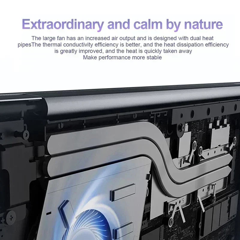 NEW 15.6" Ultra Slim Laptop 16GB RAM 2TB SSD Intel N3700 Notebook Gamer Windows11 Pro 1920*1080 Display Office Study Computer PC