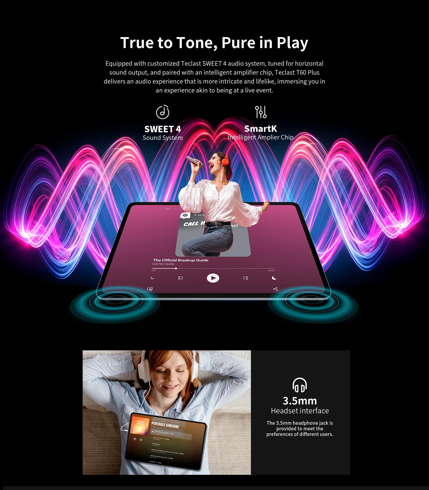 【World Premiere】Teclast T60 Plus 12" 90Hz 2K Display Android 14 L1 MTK Helio G88 6GB/128GB 8000mAh Battery 4G LTE Global Version