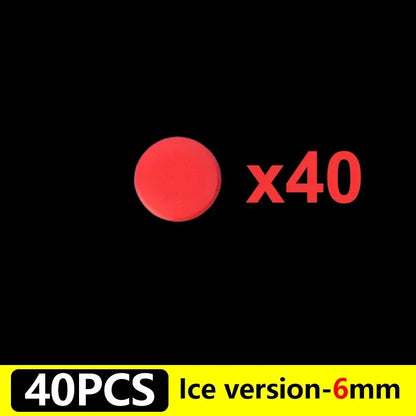 Mouse Feet Replacement Rounded Dots Universal Mouse Skates DIY Mice Glide Feet Wear Resistant Small Round Dot for Glass Mousepad