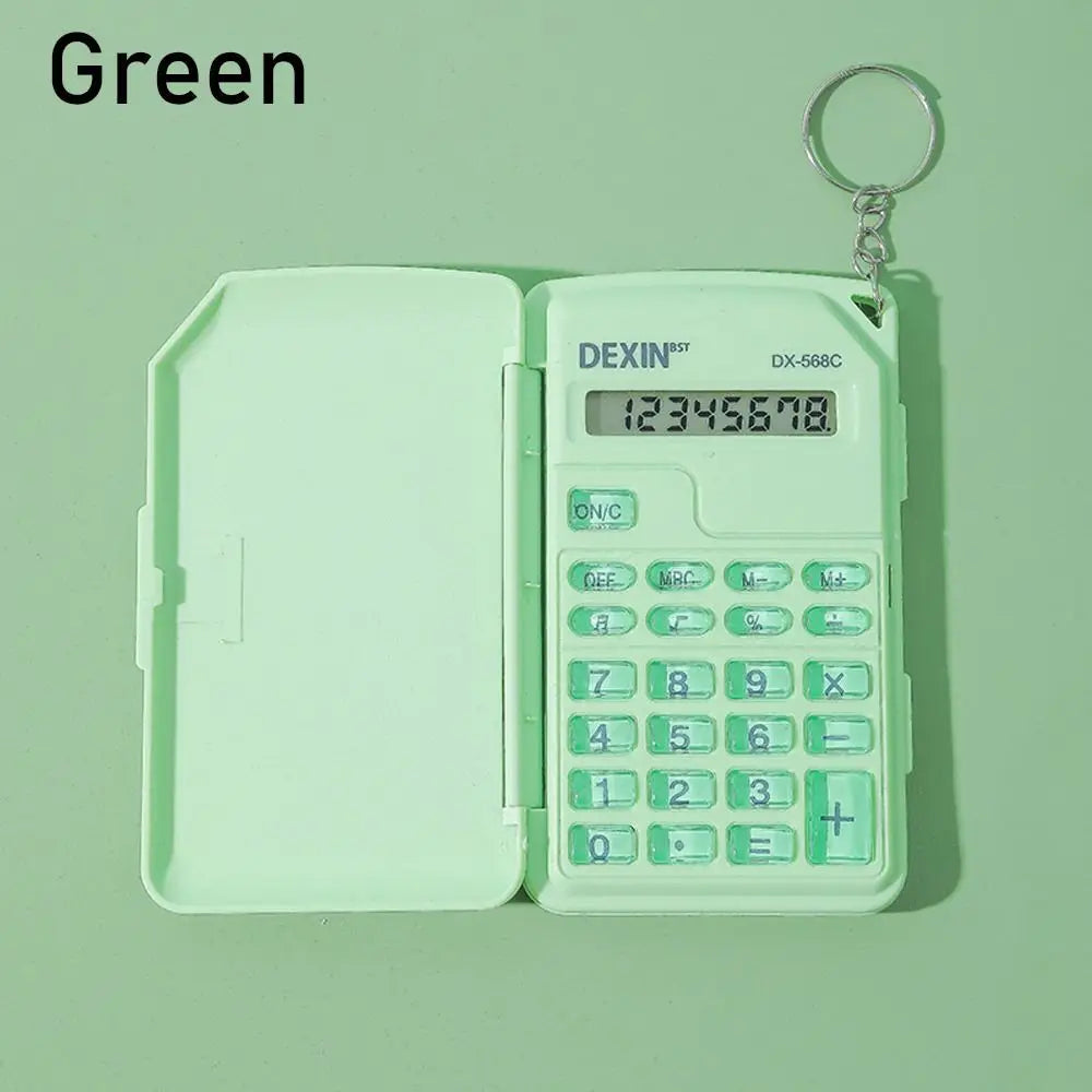 Flip Cover Calculator Mini Portable Math Calculator For Office Accounting School Students