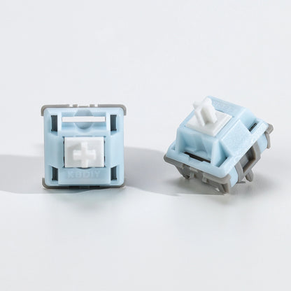 KBDiy Linear Silent Switch Jarvis JJ 5-PIN 47gf Pre Lubed POM Creamy Switches For Custom DIY 60% Gaming Mechanical Keyboard Aula