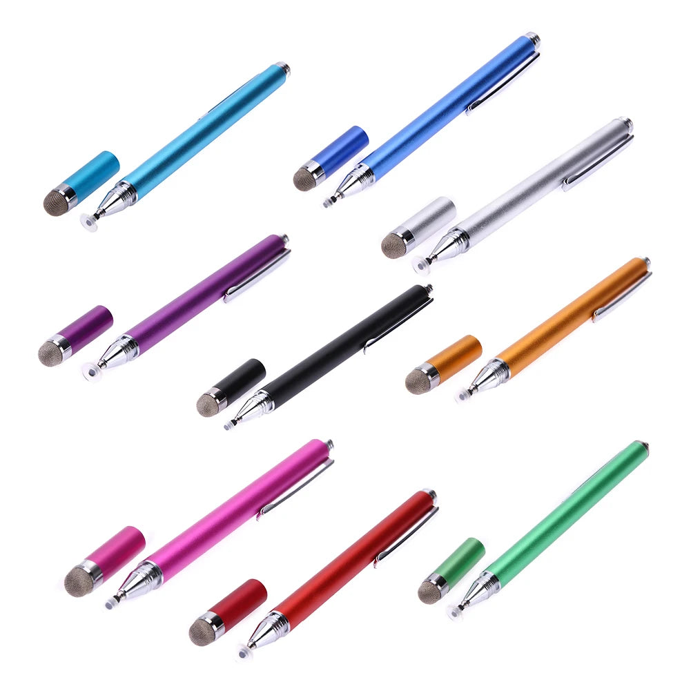 2 In 1 Capacitive Touch Screen Drawing Stylus Pen for iPhone iPad Tablet PC with Dual Tips for Optimal Use