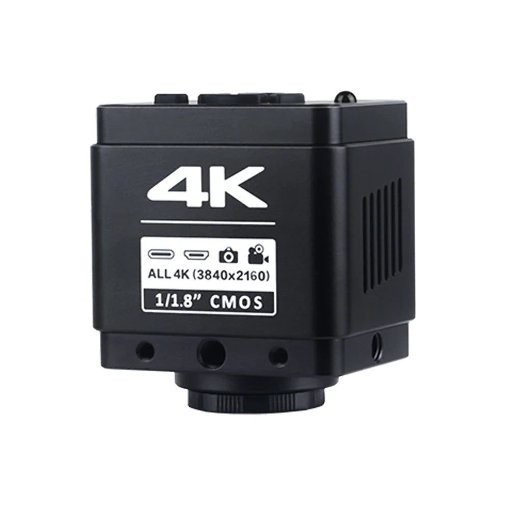 YIZHAN 130X Lens C-mount Digital Microscope for Electronics 4K 1080P HD Industrial Cameras 60MP 48MP HDMI USB VGA Repair Tools