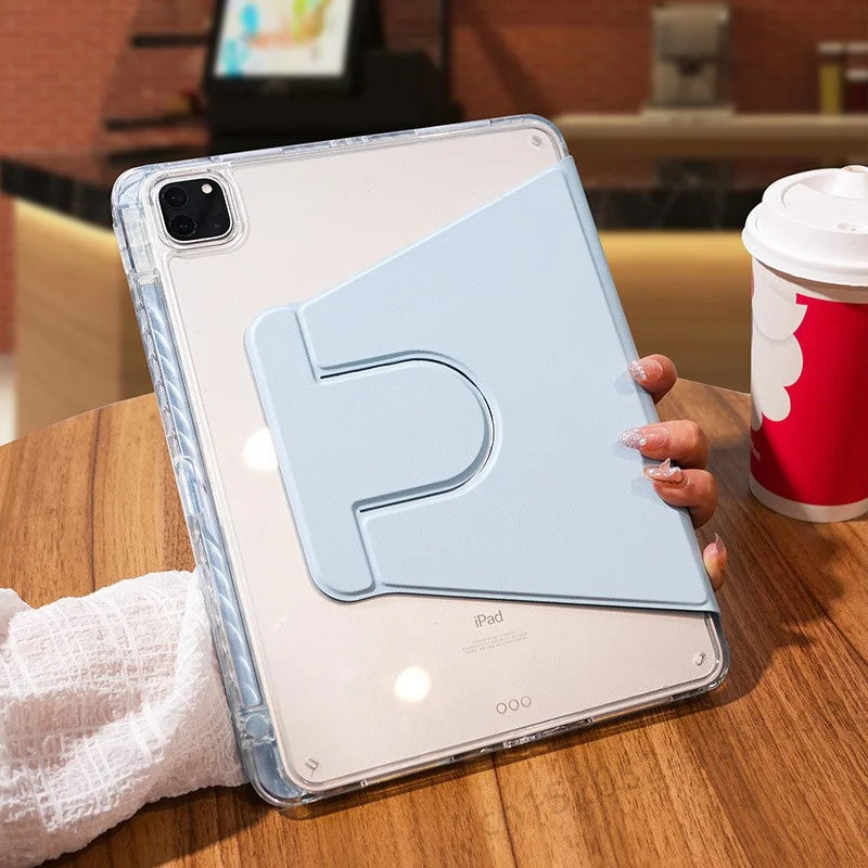 Pencil Holder Case for iPad Pro 11 2024 iPad A16 11th 10th 10.2 9th 8th Generation Cover for 2025 iPad Air 11" 5 4 10.9 Funda