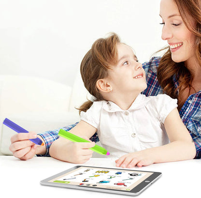 Universal Pencil Stylus For Kids Anti-slip Silicone Smooth Tablet Touch Screen Capacitive Pen Drawing