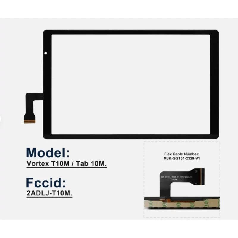 10.1 "8" Vortex Tab 10 T10M Pro Plus T10 Tablet Touch Screen Tab 8 External Screen Capacitive Digitizer Sensor Replacement