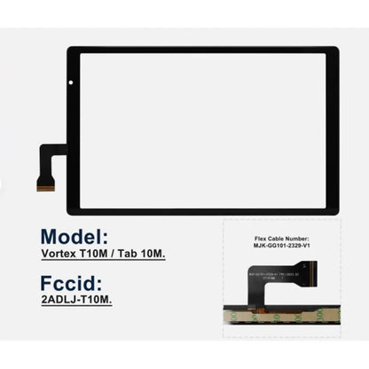 10.1 "8" Vortex Tab 10 T10M Pro Plus T10 Tablet Touch Screen Tab 8 External Screen Capacitive Digitizer Sensor Replacement