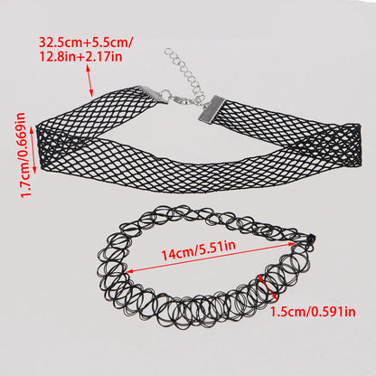 Fashion Sexy Punk Gothic Black Velvet Choker Necklaces Simple Vintage Clavicle Neck Chain Women Girls Party Jewelry Accessories