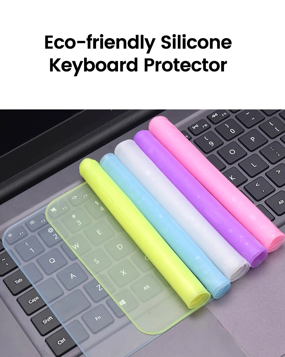 Olaf Universal Laptop Keyboard Cover Protector 12-14 Inch/15-17 Inch Silicone Waterproof Dustproof Keyboard Protector Skim