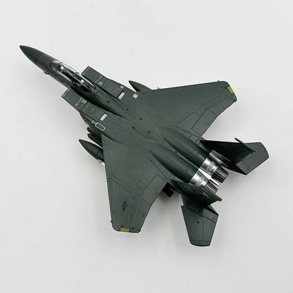 1/100 Scale Model Toy F-15E F15E F15 F-15 Strike Eagle Fighter USAF Diecast Metal Plane Model Toy For Collection-Gulf Version