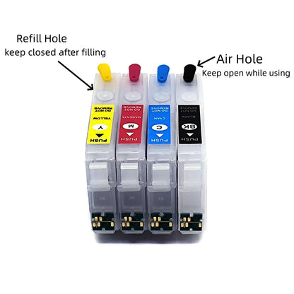 222 222XL Refill Ink Cartridge with Chip for Epson XP-5200 WF-2960 Printer