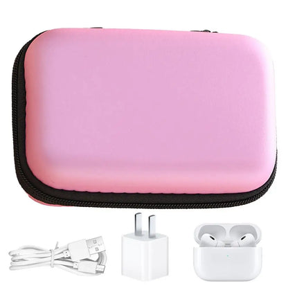 Travel Cable Organizer Sundries Travel Storage Bag Charging Case For Earphone Package Zipper Bag Portable Electronics Storage