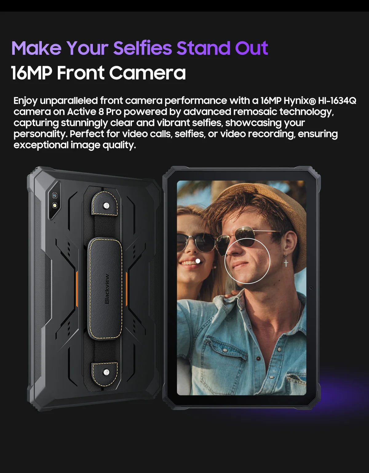 Blackview Active 8 Pro 16GB 256GB Tablet PC 22000mAh Battery Android 14 10.36" inch 2.4K Display 16MP+ 48MP Camera Rugged Tablet