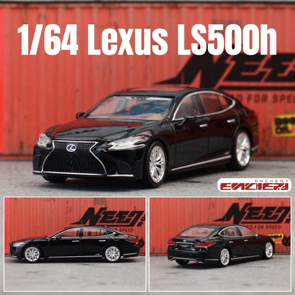 1/64 Lexus LS500h Toy Car Miniature Model 1:64 ENCHERY Diecast Metal Vehicle Display Collection Free Wheels Gift for Kid Boys