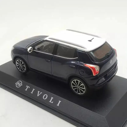 Diecast 1/43 Scale Ssang Yong Tivoli Alloy Car Model Static Decoration Collectibles Gift Toys