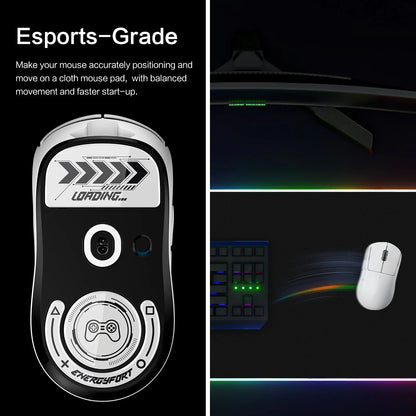 Glass Mouse Feet Sticker For Logitech G PRO X SUPERLIGHT Rounded Curved Edge Skates Glide Feet Suitable For FPS MOBA Games