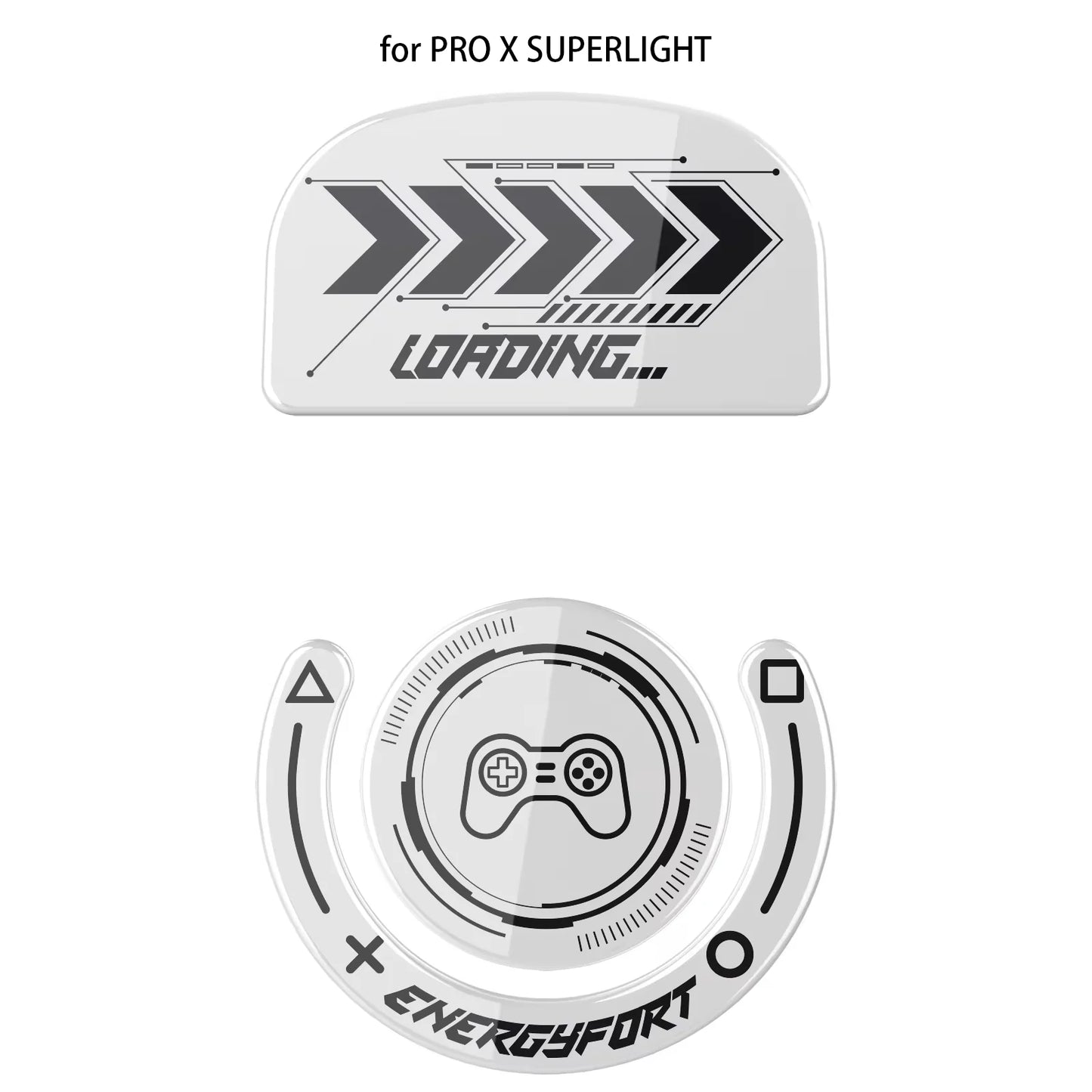 Glasses Mouse Feet Skates For Logitech G PRO X SUPERLIGHT Sticker Rounded Curved Edge GPXS Glide Feet For FPS MOBA Games