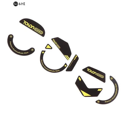 1Pack TALONGAMES Glass Mouse Skates Glide Feet Pads Mouse Feet Sticker for G502 G502X Pulsar X2/X2mini Rounded Curved Edges