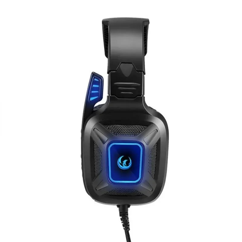 1PC Gaming Headset Experience Immersive Audio With Mic LED Lights Soft Memory Earmuffs Headphone