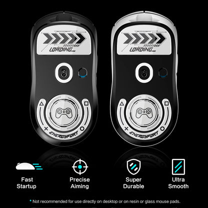 Glass Mouse Feet Sticker For Logitech G PRO X SUPERLIGHT Rounded Curved Edge Skates Glide Feet Suitable For FPS MOBA Games