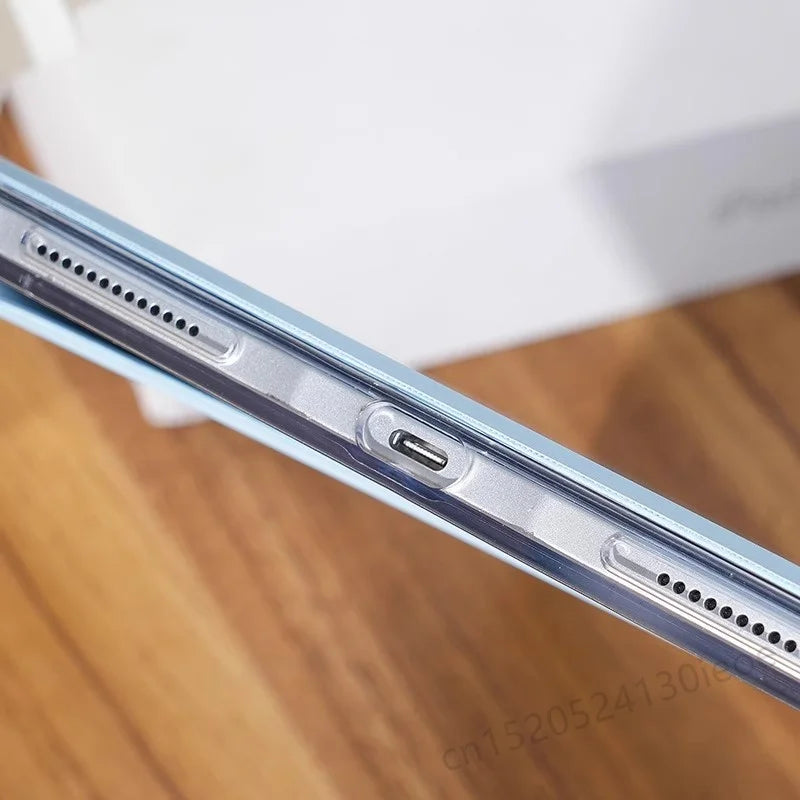 Pencil Holder Case for iPad Pro 11 2024 iPad A16 11th 10th 10.2 9th 8th Generation Cover for 2025 iPad Air 11" 5 4 10.9 Funda