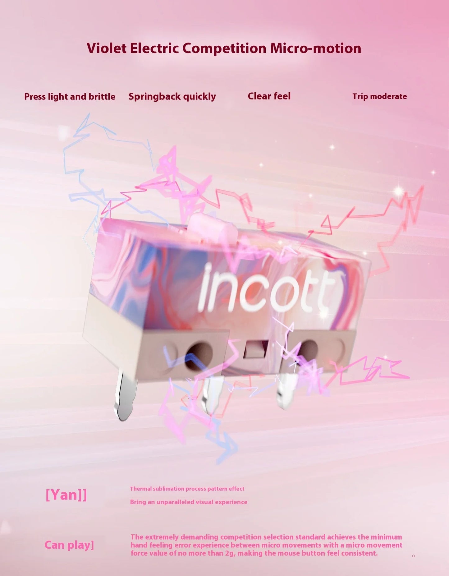 Incott 029 Wireless Mouse Bluetooth 3-Mode Gaming Light Weight Ergonomics Customized E-sports Mice Pc Gamer Accessories Gifts