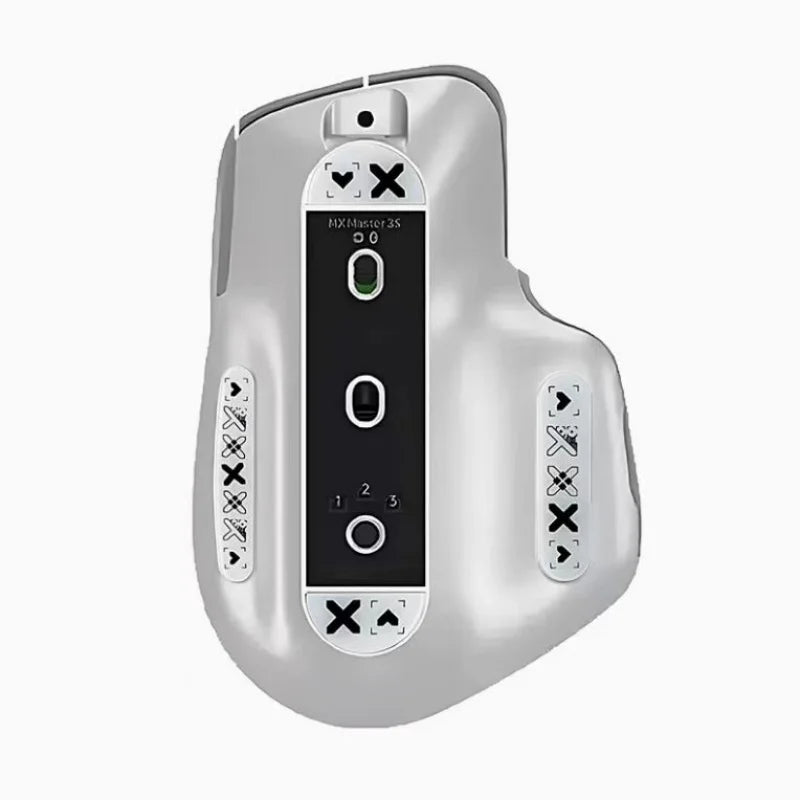 Glass Mouse Skates for Logitech MX Master 3/3s Mouse Feet Pads Smooth Durable Slim 2.5D Curved Edge Mouse Accessories