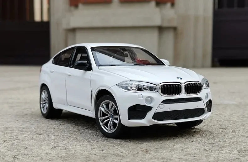 1:24 BMW X6M X6 SUV Alloy Sports Car Model Diecasts Metal Vehicles Car Model Simulation Collection Childrens Toy Gift