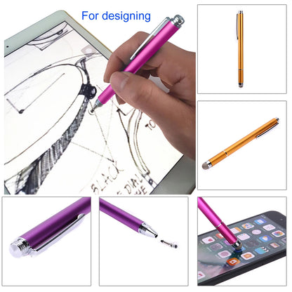 2 In 1 Capacitive Touch Screen Drawing Stylus Pen for iPhone iPad Tablet PC with Dual Tips for Optimal Use