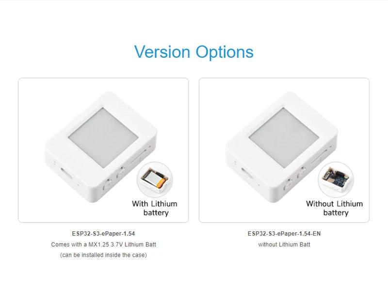 ESP32-S3 1.54 Inch e-Paper AIoT Development Board 200×200 Support Wi-Fi & BLE For Xiaozhi Deepseek