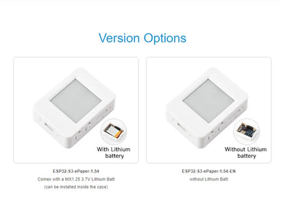 ESP32-S3 1.54 Inch e-Paper AIoT Development Board 200×200 Support Wi-Fi & BLE For Xiaozhi Deepseek