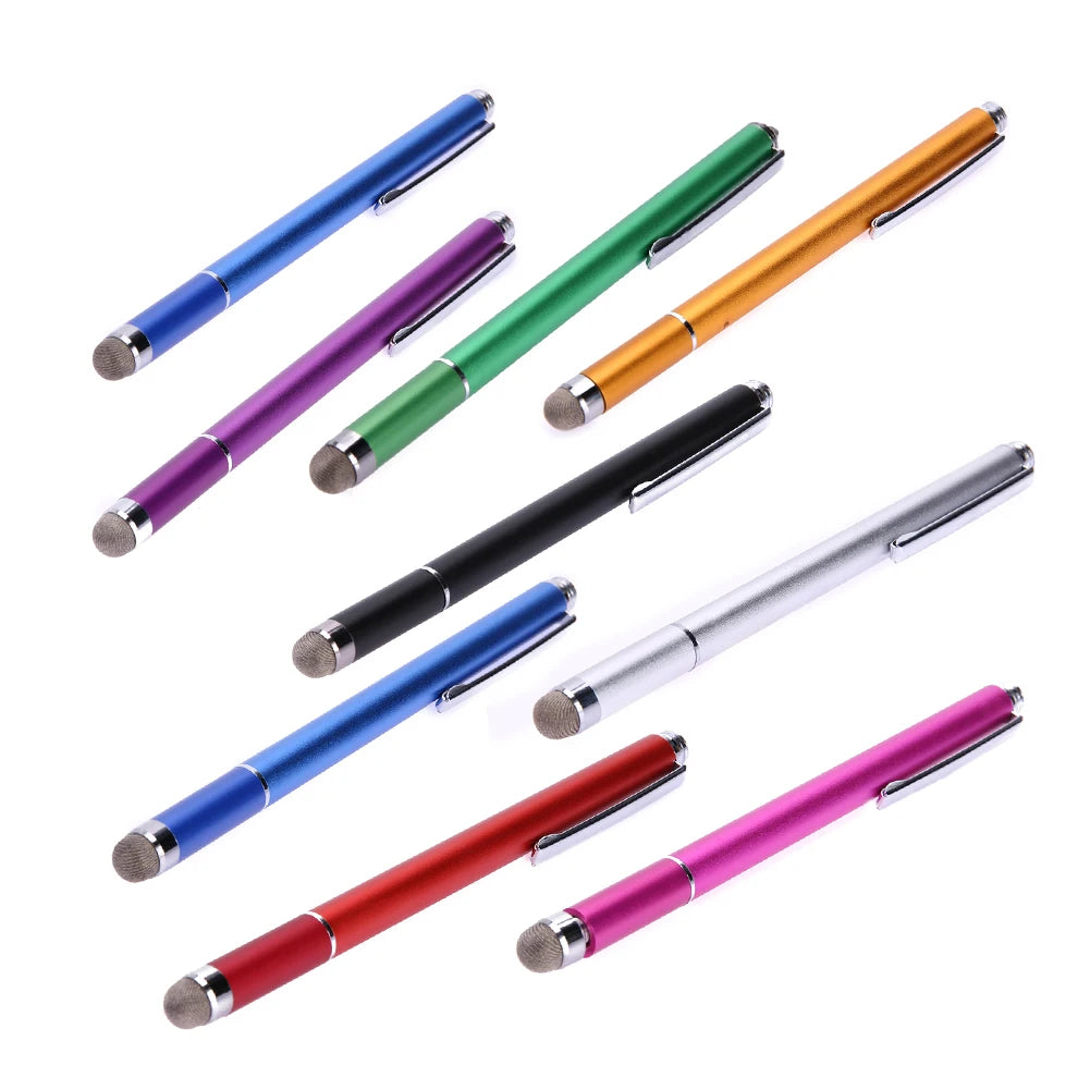 2 In 1 Capacitive Touch Screen Drawing Stylus Pen for iPhone iPad Tablet PC with Dual Tips for Optimal Use