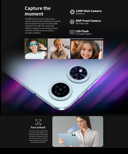 【World Premiere】Teclast T60 Plus 12" 90Hz 2K Display Android 14 L1 MTK Helio G88 6GB/128GB 8000mAh Battery 4G LTE Global Version