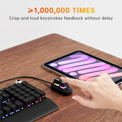 Logo PC Extension Switch 200cm Computer Desktop On/Off Switch Motherboard External Start Extension Cable Key With RGB LED Lights