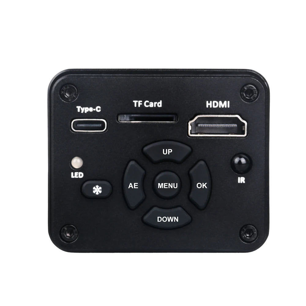 YIZHAN 130X Lens C-mount Digital Microscope for Electronics 4K 1080P HD Industrial Cameras 60MP 48MP HDMI USB VGA Repair Tools