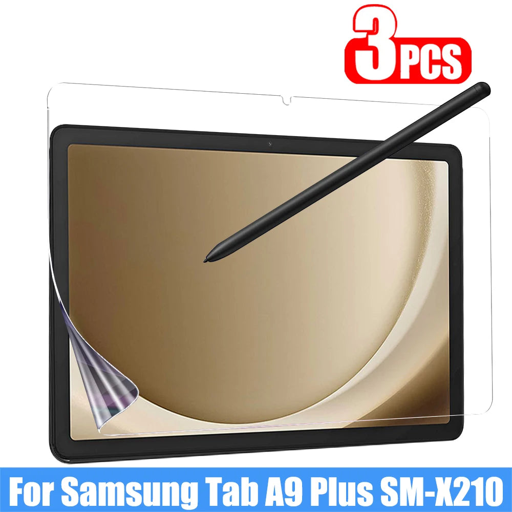 For Samsung Galaxy Tab S9 FE Writing Film For Samsung Tab A9 A9+ S9FE Plus Tab S7 S8 S9 Plus Paper Like Matte Screen Protector