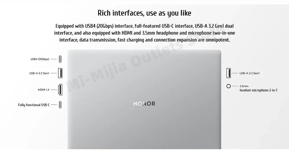 New HONOR Laptop MagicBook X16 Plus 16"Inch 2.5K 120Hz AMD Ryzen R7 8845HS 16/32GB 512GB/1TB Computer PC Notebook Ultrabook