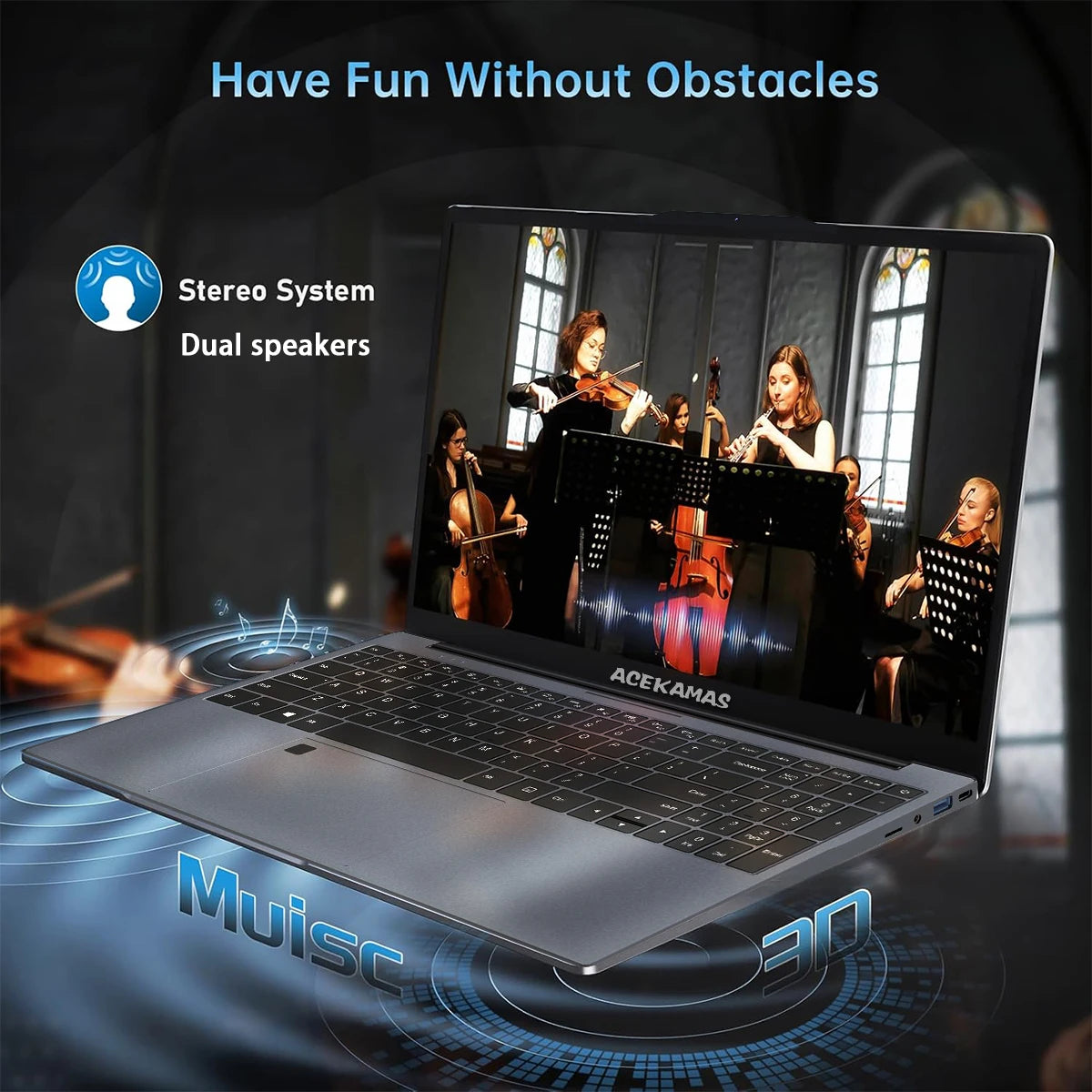 ACEKAMAS 15.6" Intel Core i7 6500U i3 6100U Laptop Computer Windows 11 Pro 16GB DDR4 1TB SSD Notebook PC Portable Laptops Gaming