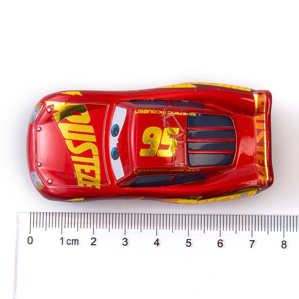 Cars Disney Pixar Cars 2 3 Toy Lightning McQueen Mater Jackson Storm Alloy Metal Model Car 1:55 Metal Toys Children Gifts