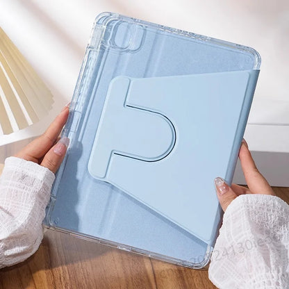 Pencil Holder Case for iPad Pro 11 2024 iPad A16 11th 10th 10.2 9th 8th Generation Cover for 2025 iPad Air 11" 5 4 10.9 Funda