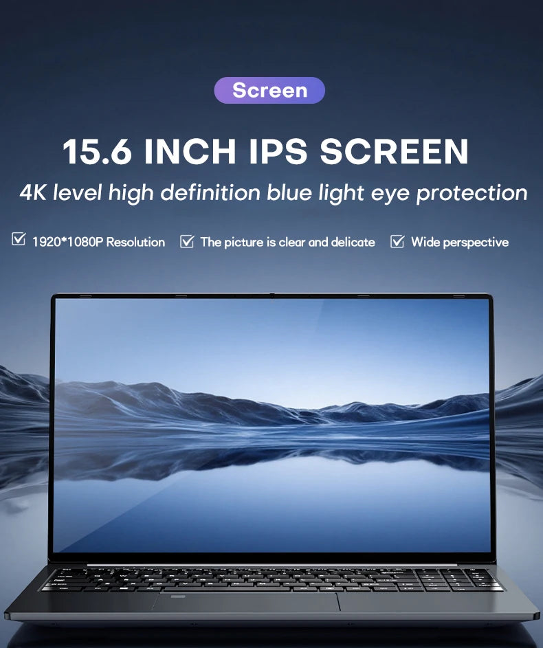 Xiaman 15.6" Gaming Laptop Computer AMD A4-7210 MX350 Discrete Graphics Notebook PC Gamer Windows 11 Fingerprint Unlock Laptops