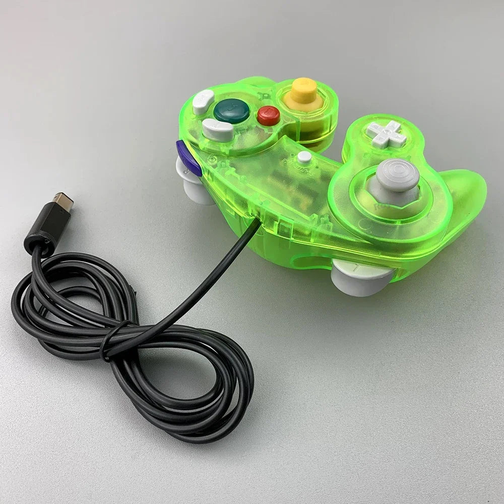 Multi-Colors Wired Gamepad For NGC Console Joypad Controller For GameCube NGC Classic Joystick Retro Game Console Gamepad Access